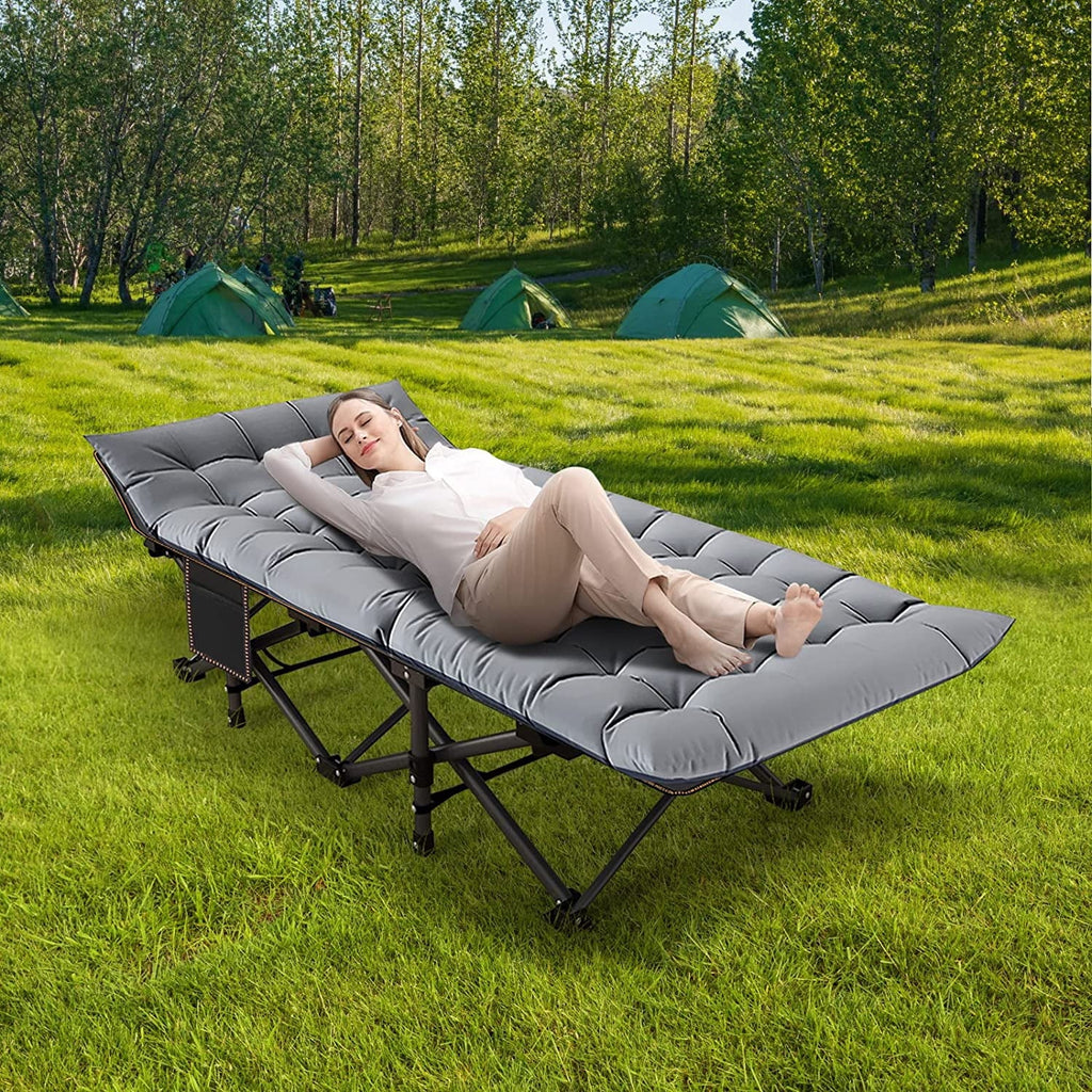 Folding Camping Cot 2 Pack with Carry Bag Z907006