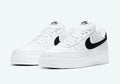 White Black Leather Sneaker Shoes V763
