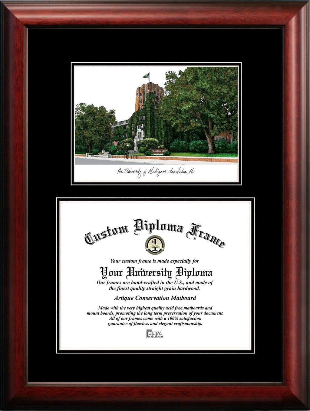 University of Michigan Diploma Frame Y299693