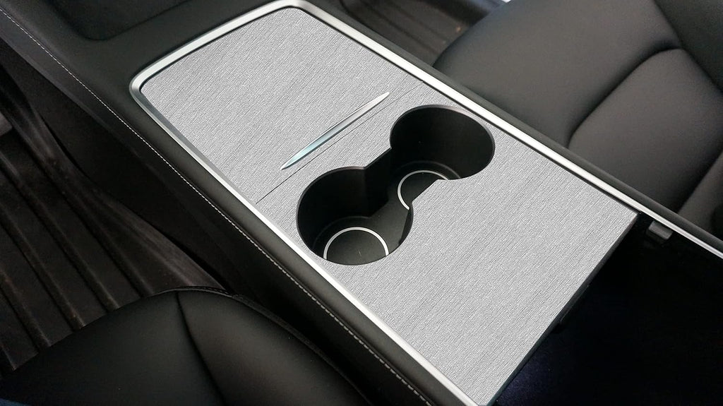 Carbon Fiber Center Console Vinyl Wrap P1179