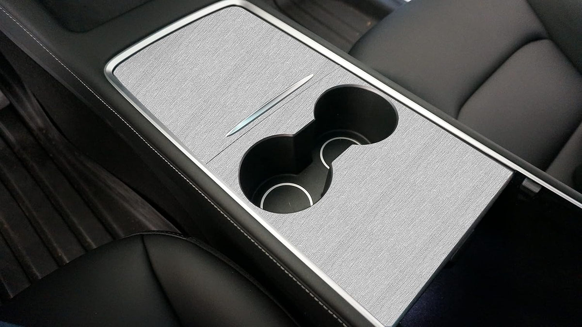 Carbon Fiber Center Console Vinyl Wrap P1179