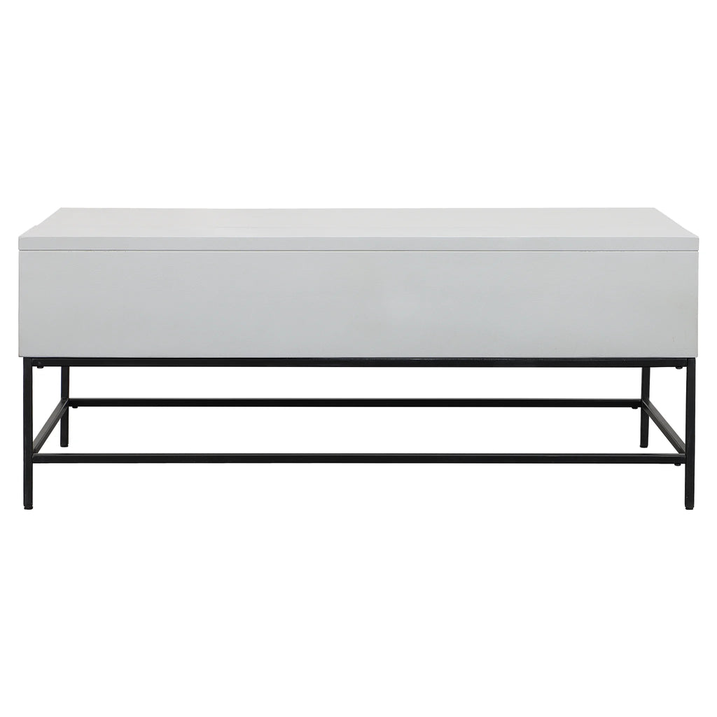 45 Inch Rectangular Mango Wood Lift Top Coffee Table C538