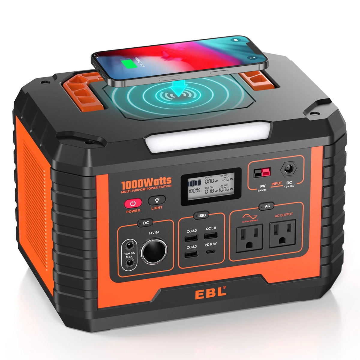 1000W Portable Solar Power Station Z126