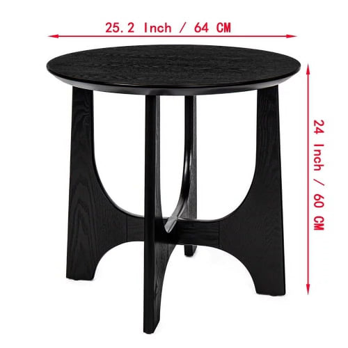 25" Round Wooden End Table X6620