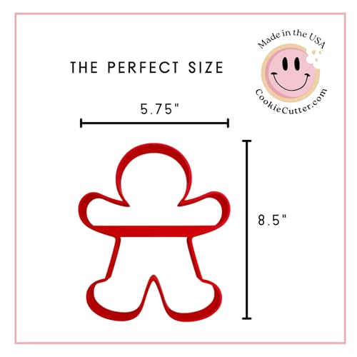 Extra Large Gingerbread Man Cookie Cutter 8.5 in G812