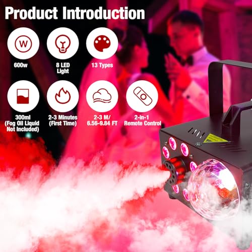 600W 2000CFM Fog Machine with Remote Z69147