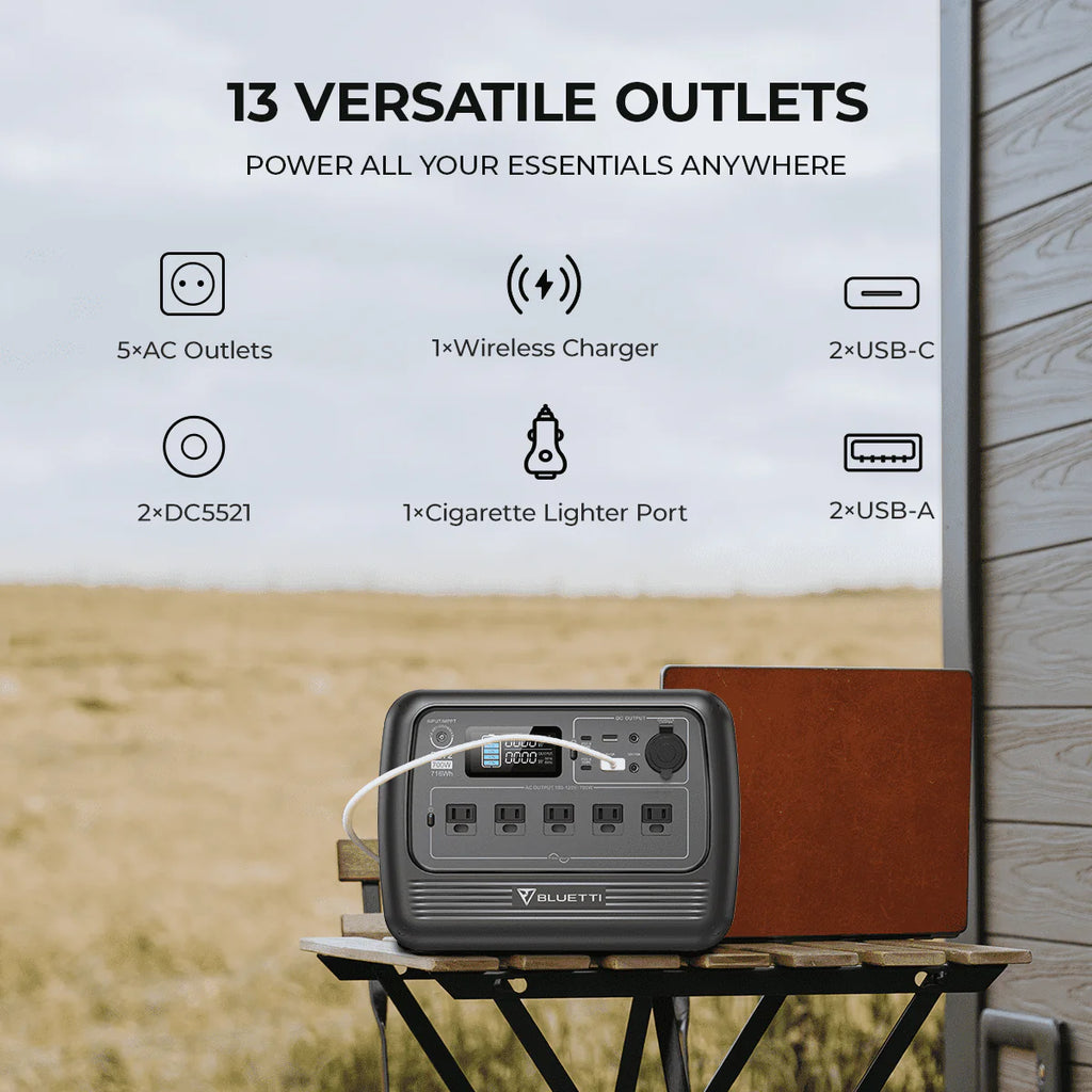 700W 716Wh LiFePO4 Portable Power Station Z2595