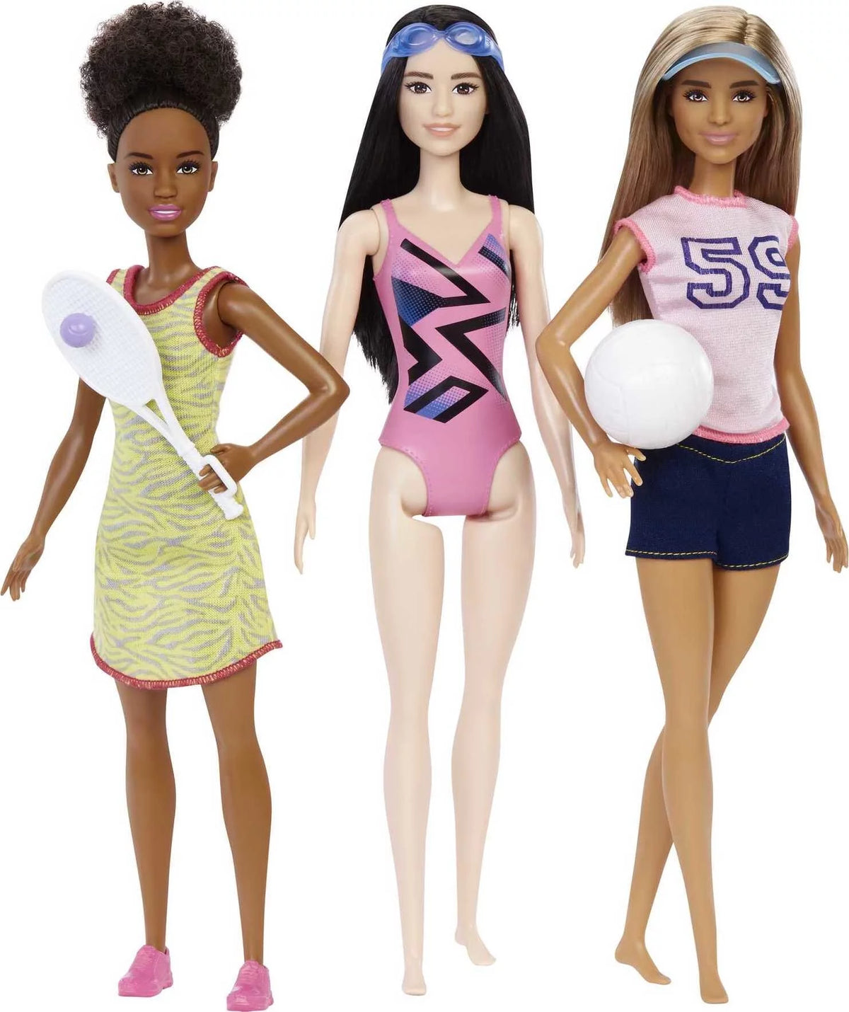 Doll Collection Set with Career Outfits & Accessories G8377