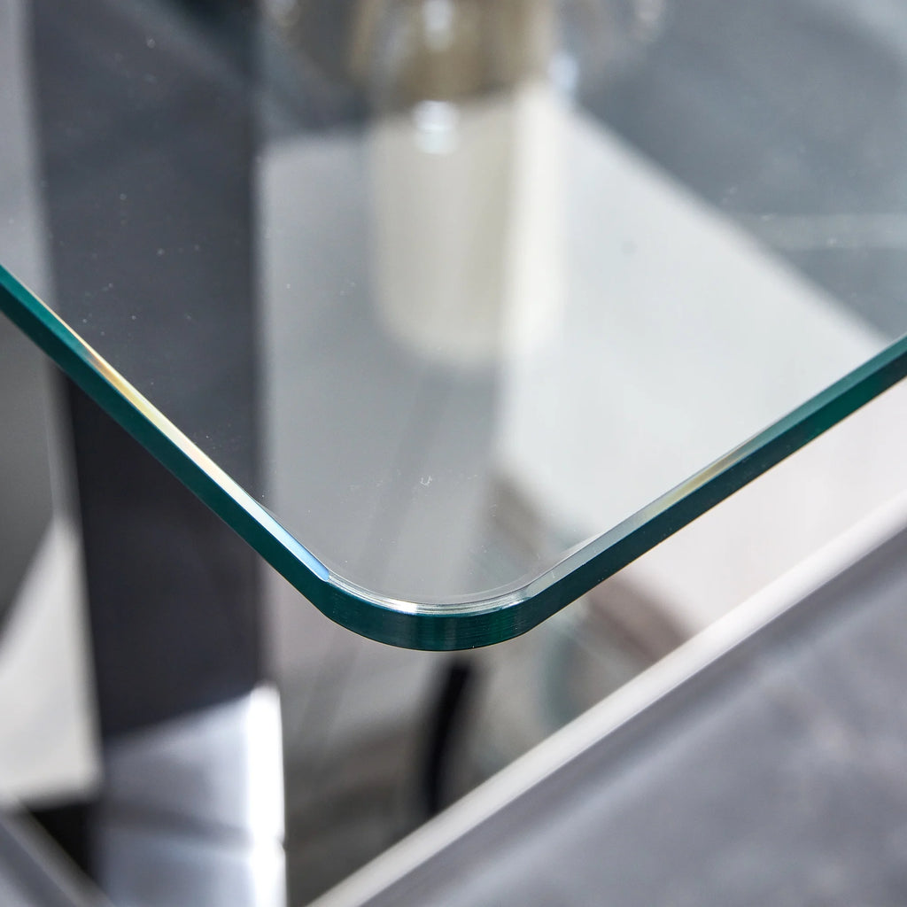 Rectangular Glass Dining Table for 6-8 G609
