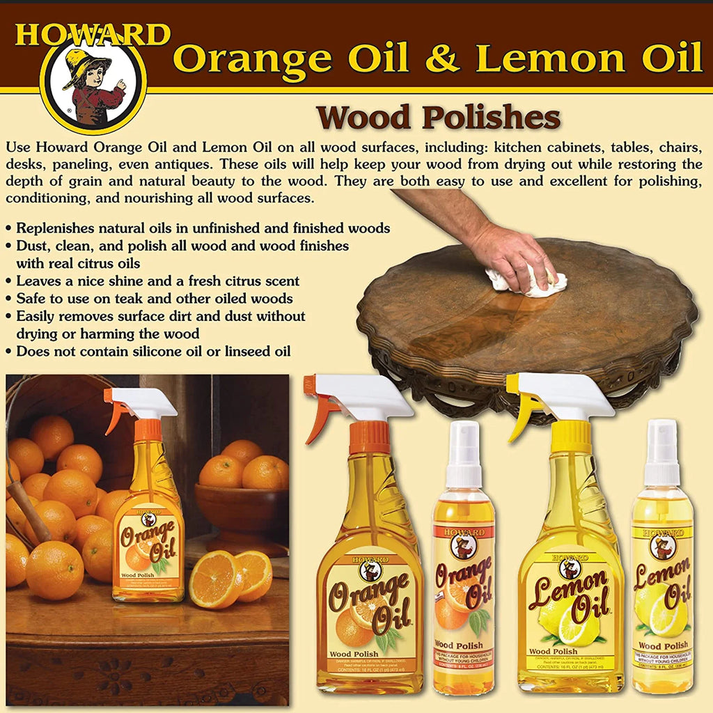Lemon Oil Wood Polish 16-Ounce V770274