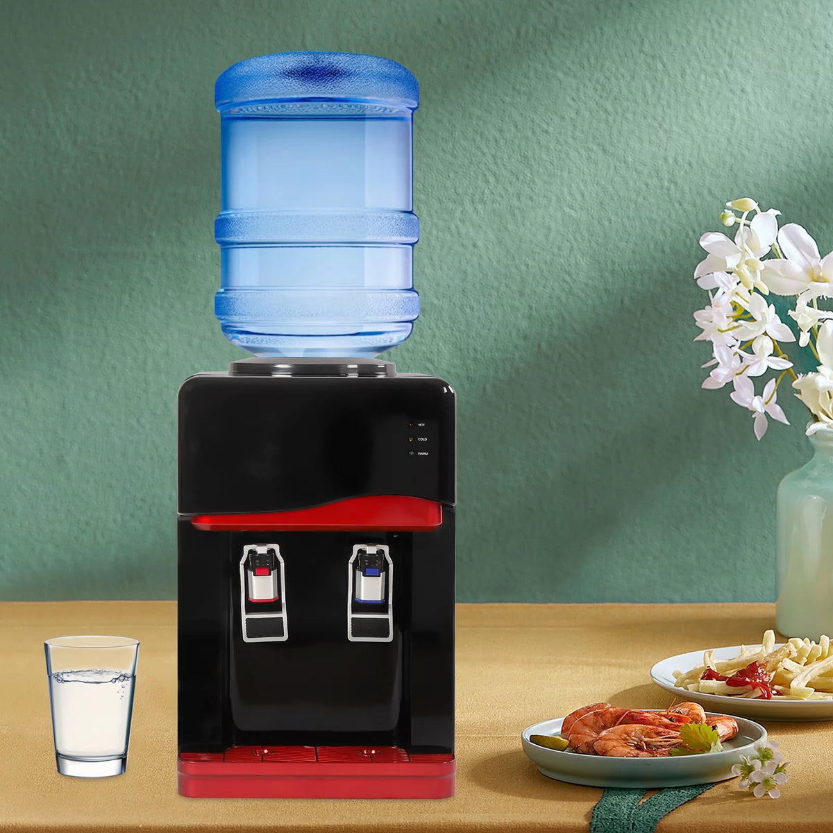 5 Gallons Countertop Hot & Cold Water Cooler Dispenser M57595