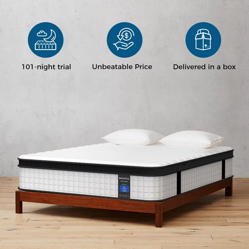 10 inch Hybrid Twin Size Memory Foam Mattress N44422