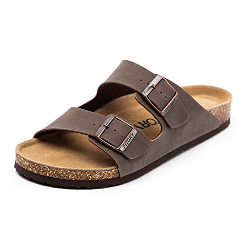 Mens Leather Insole Open Toe Sandals W6381