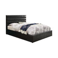 Queen Upholstered Storage Bed Black X471