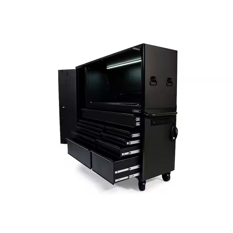 10 Drawer Matte Black Garage Workcenter U236561