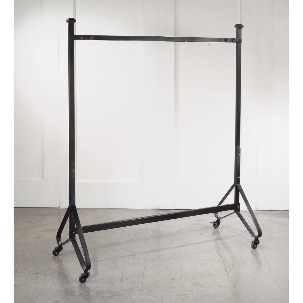 Black Garment Rack with Casters V125609
