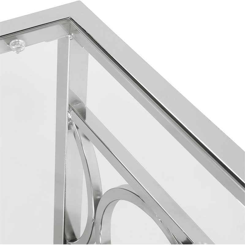 Contemporary Metal Console Table J51836