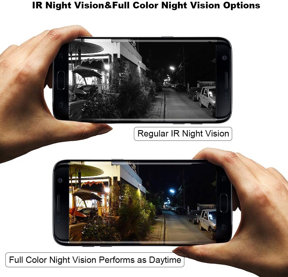 Wireless Solar Security Camera 1080P Night Vision 2-Way Audio W493677