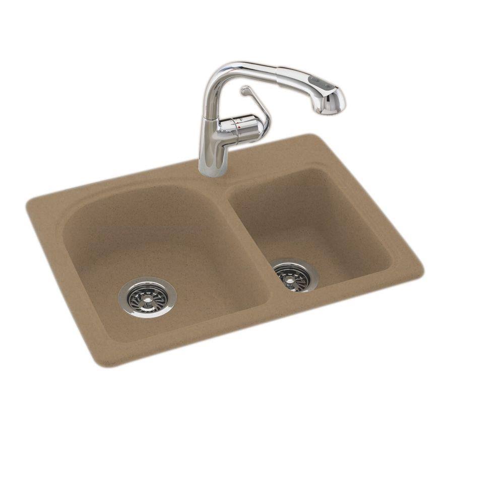Double Basin Drop-In Kitchen Sink P392209