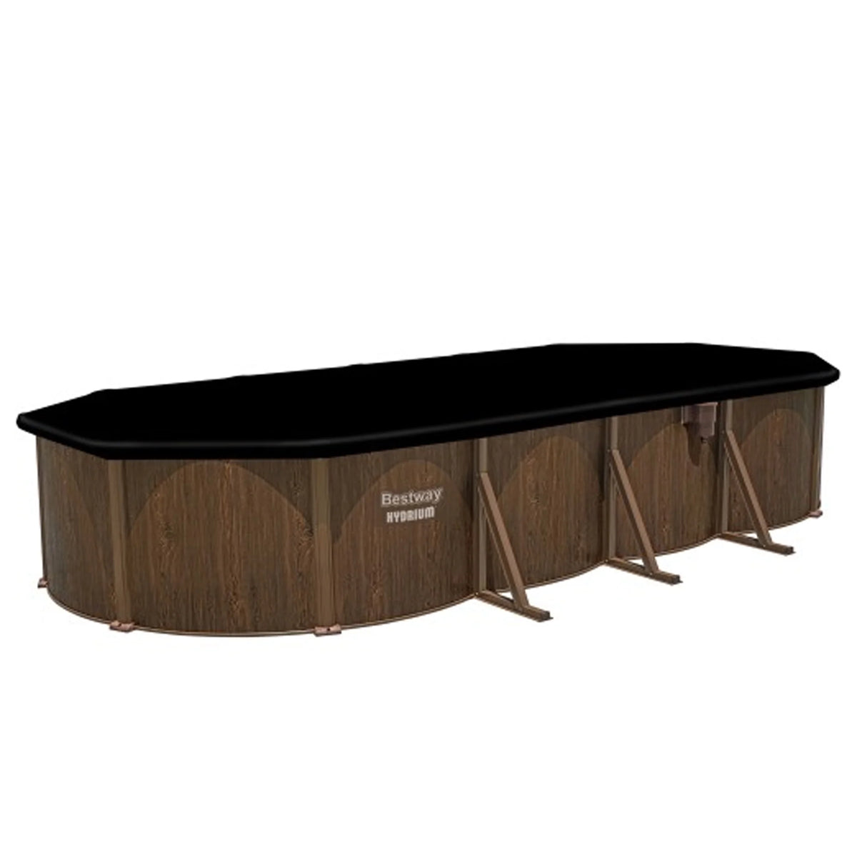 24'x12'x52 Oval Above Ground Swimming Pool Set U858654