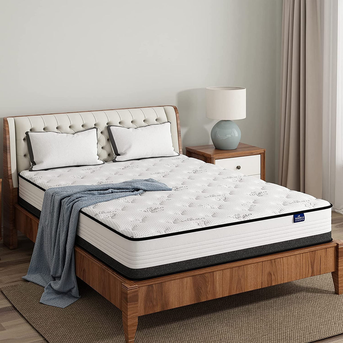 10 Inch Twin Medium Firm Memory Foam Hybrid Mattress K420313