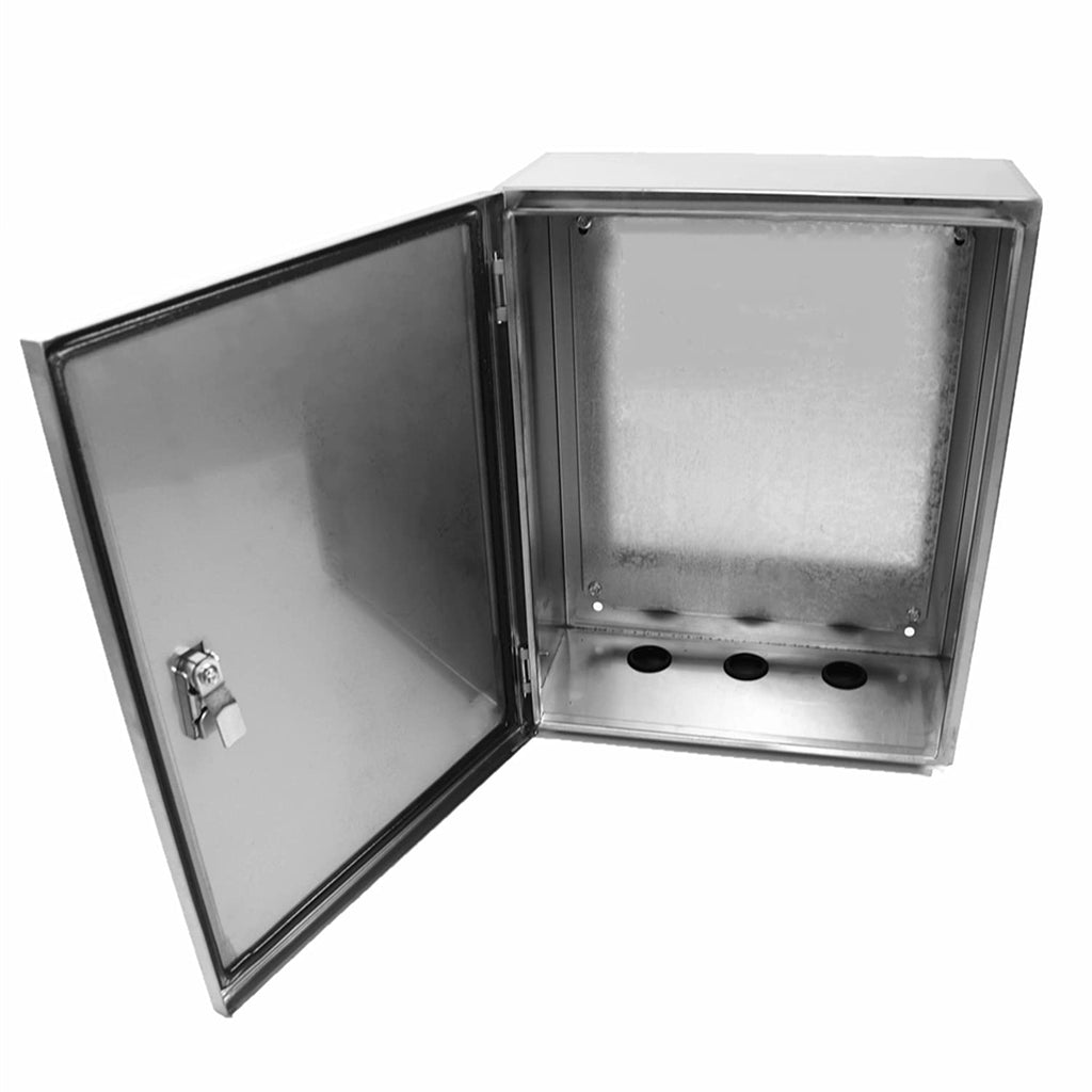 304 Stainless Steel Electrical Box 20'' x 16'' x 8'' Weatherproof S5657
