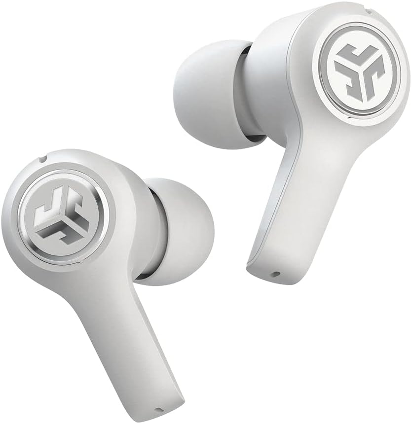 White True Wireless Bluetooth Earbuds with Charging Case T381