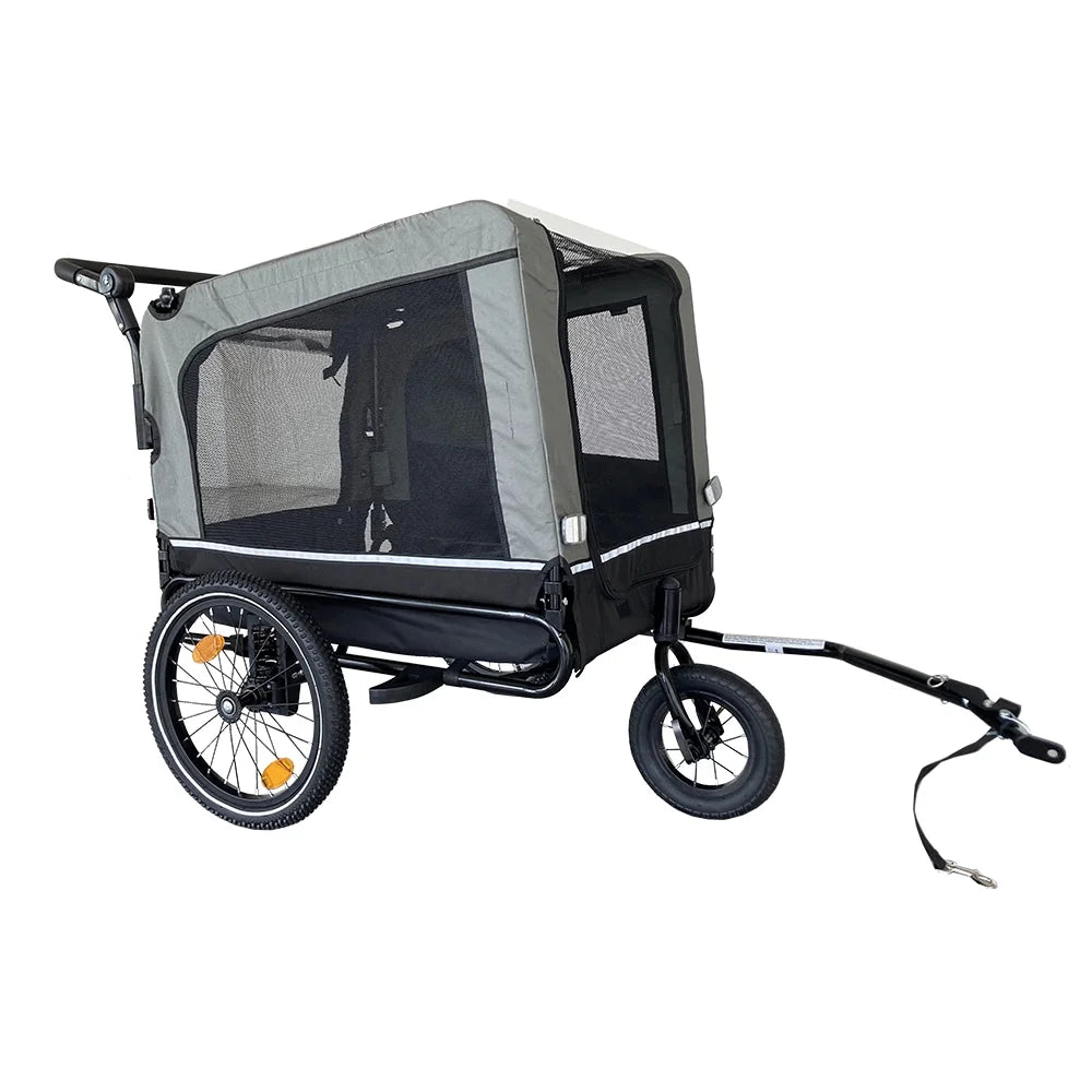 Heavy Duty Foldable Pet Stroller Bicycle Trailer C179