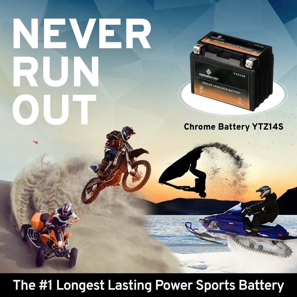 12 Volts 11.2 Ah 140 Cca Motorcycle Battery Y366