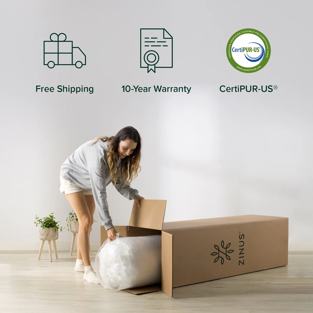 10 Cooling Gel Memory Foam Mattress Twin W61659