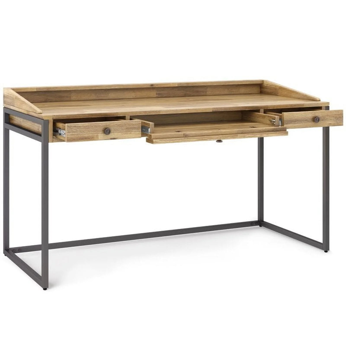 60" Solid Wood Modern Computer Desk T7836