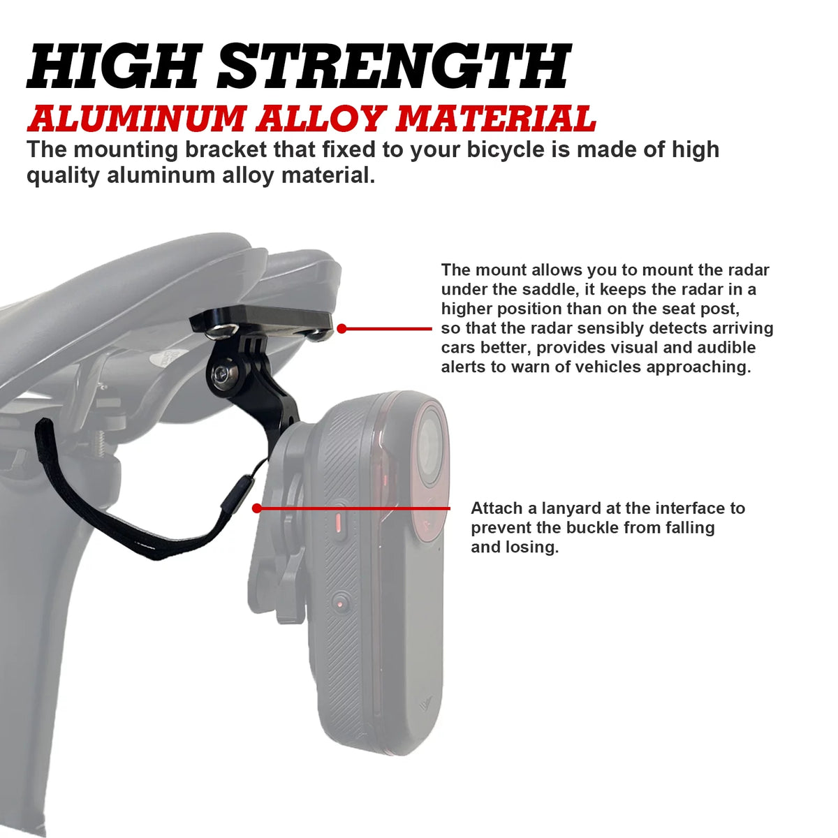 Saddle Clamp Radar Bike Mount I319