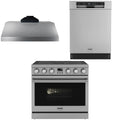 36 Electric Range, Range Hood and Dishwasher N571