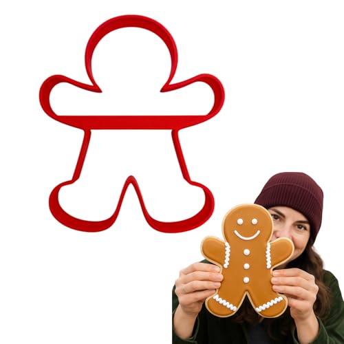 Extra Large Gingerbread Man Cookie Cutter 8.5 in G812
