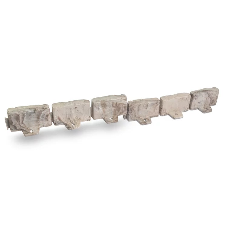 Brown Faux Stone Landscape Edging Kit D4497