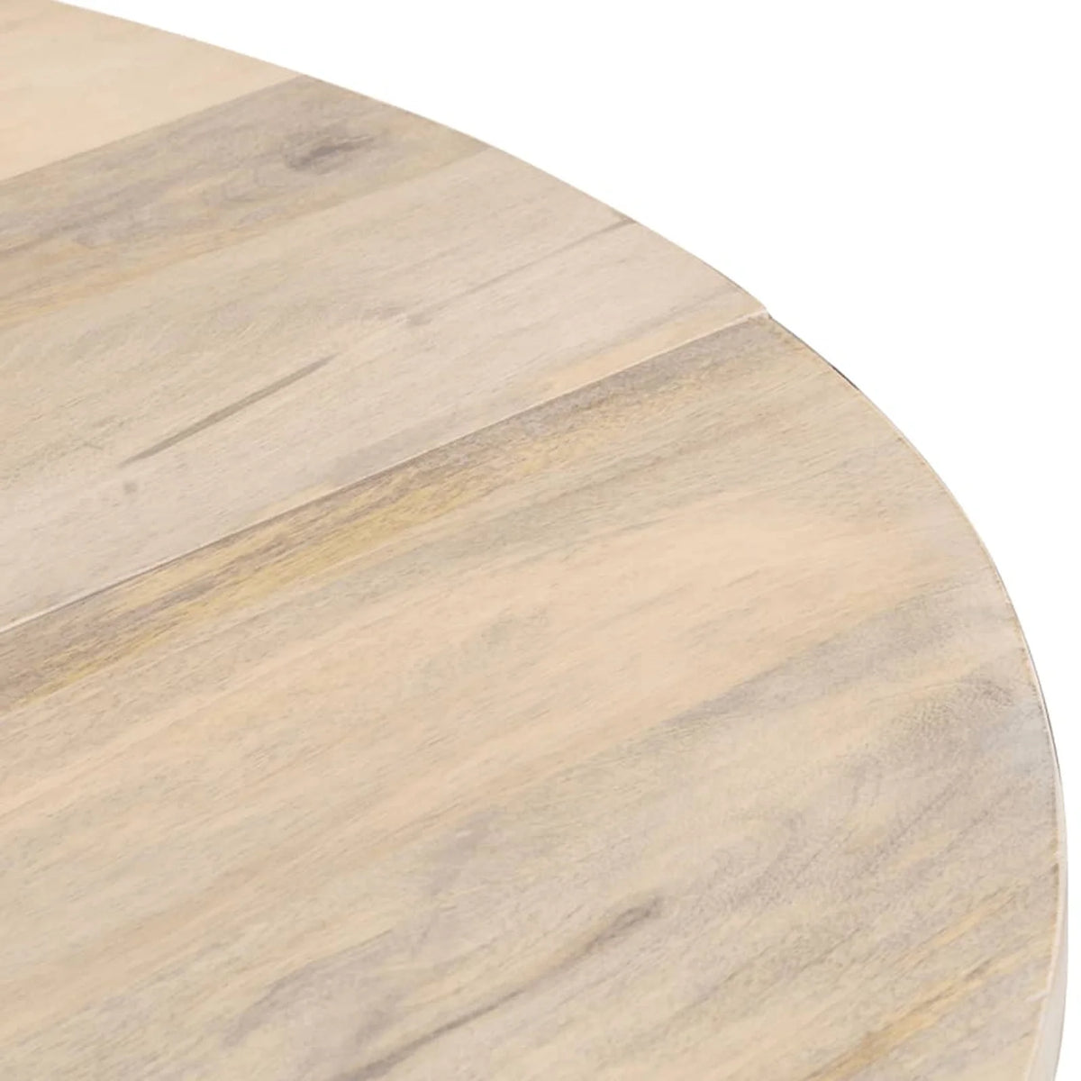 Round Solid Mango Wood Dining Table C129724