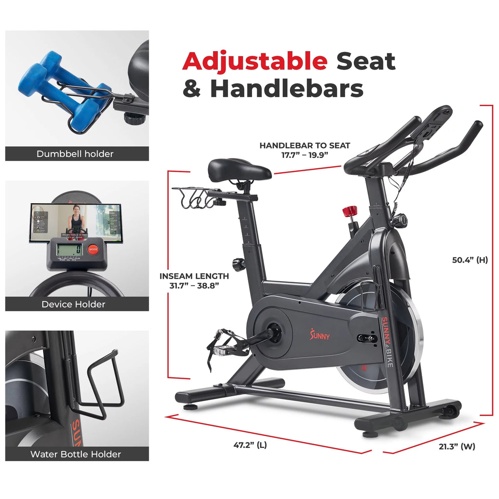 Indoor Exercise Bike with Device Mount V260113