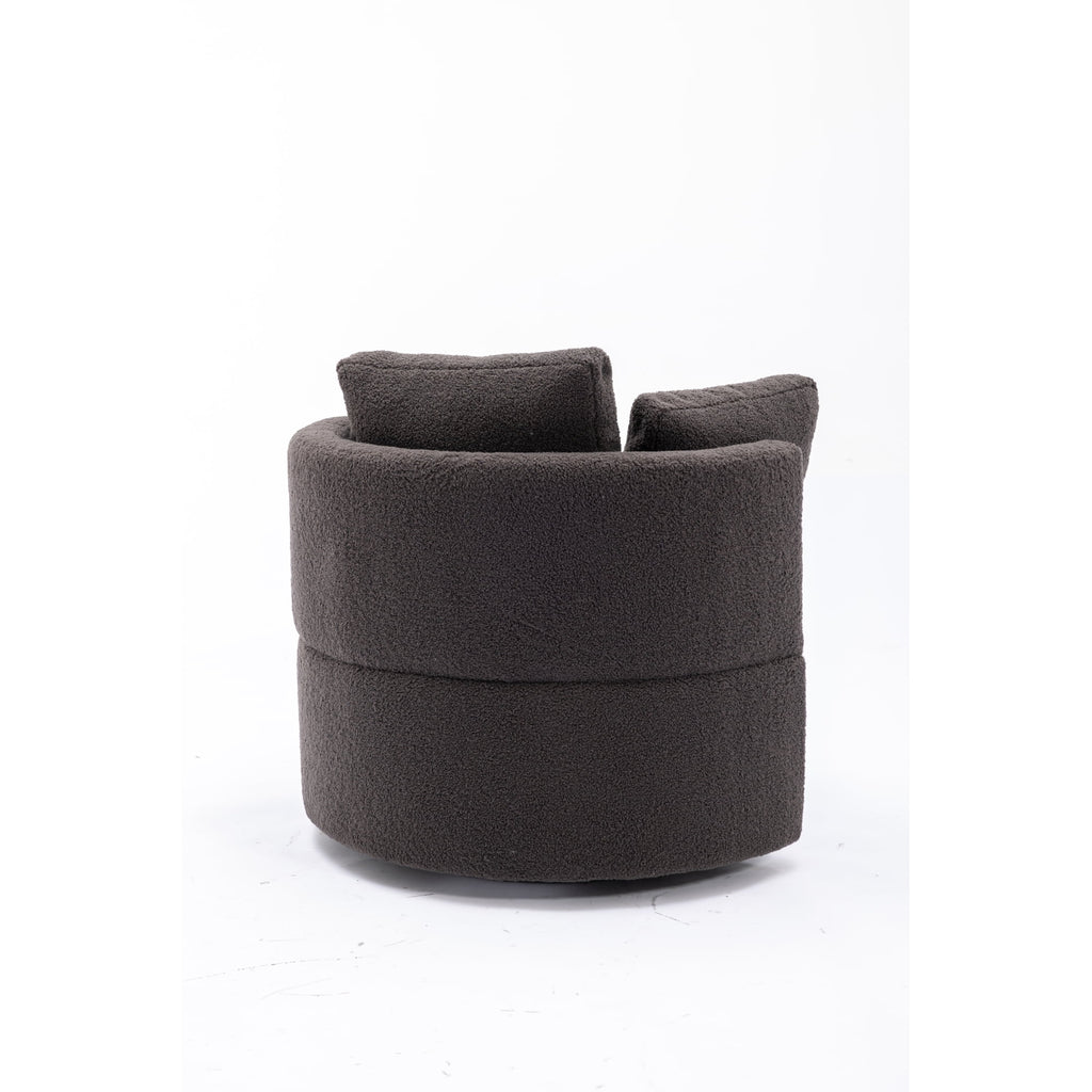 Dark Gray Swivel Storage Chair U799374