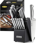 15 Pieces Kitchen Knife Set with Block D4561