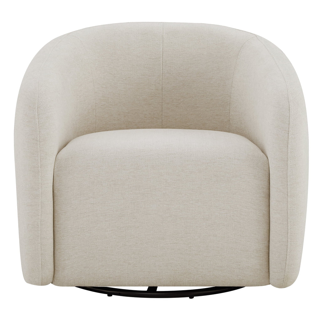 Swivel Upholstered Fabric Accent Chair O8291