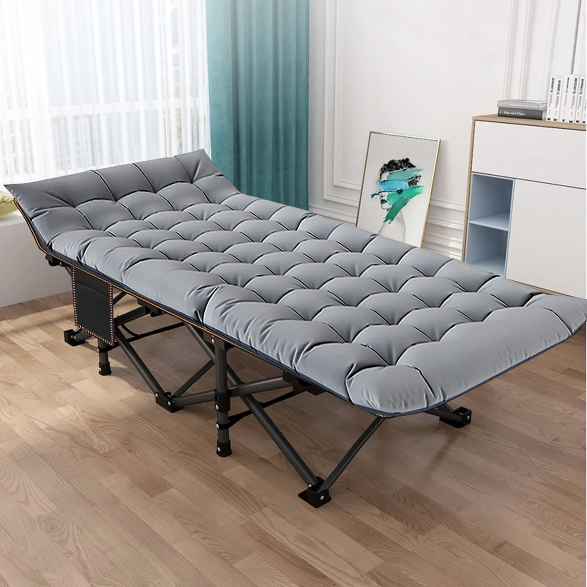 Folding Camping Cot 2 Pack with Carry Bag Z907006