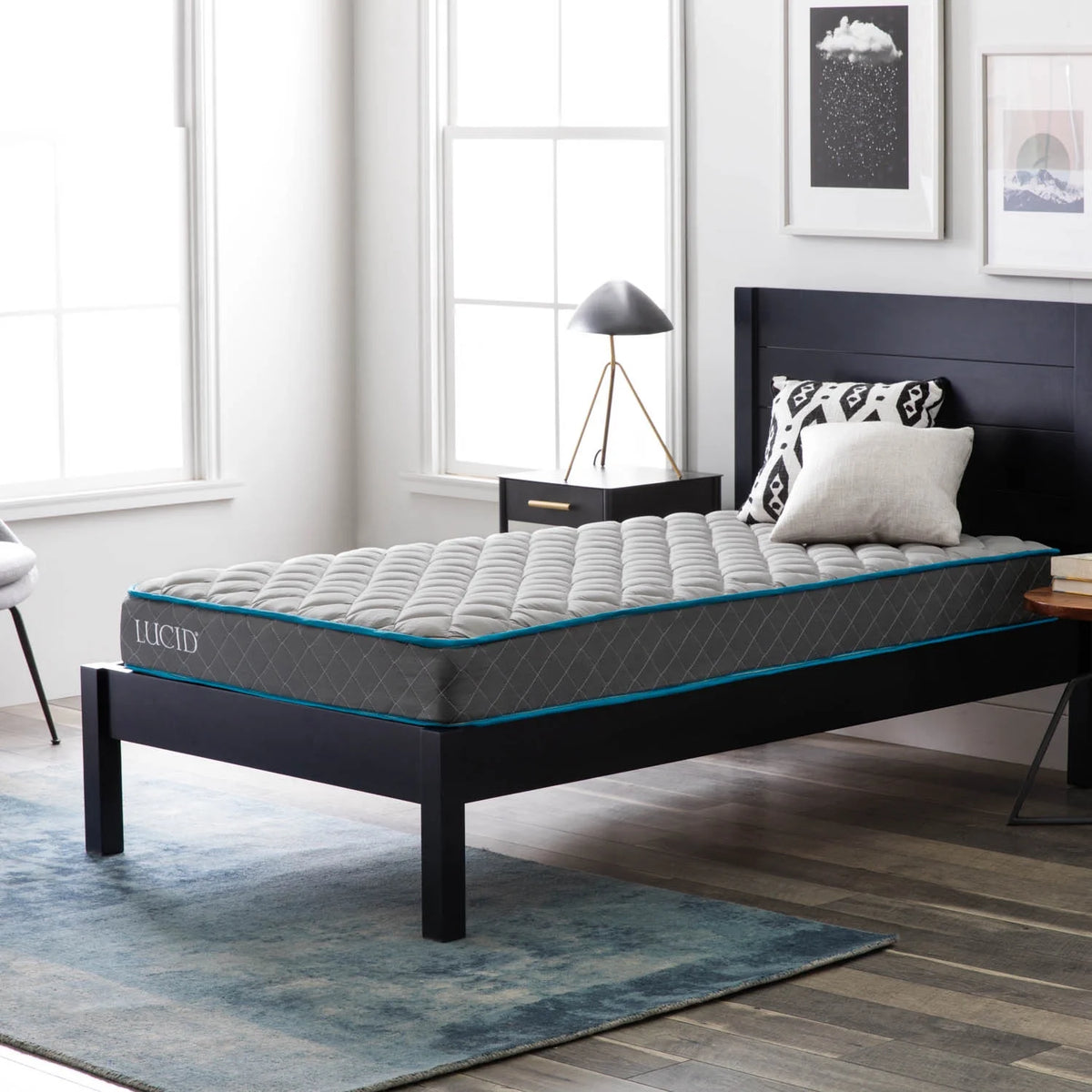 7 Innerspring Mattress with Quilted Fabric Cover, Full N797034
