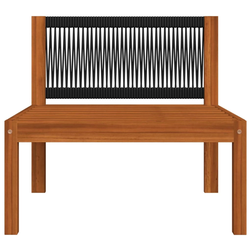 Acacia Wood Patio Sofa with Cushions H474
