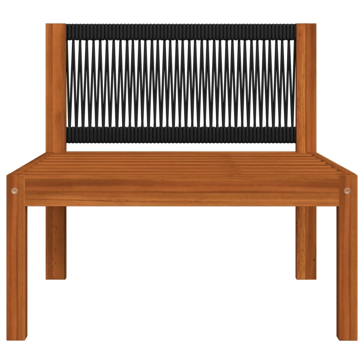 Acacia Wood Patio Sofa with Cushions H474