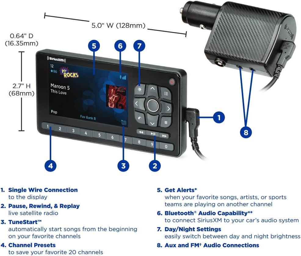 Vehicle Satellite Radio H333883