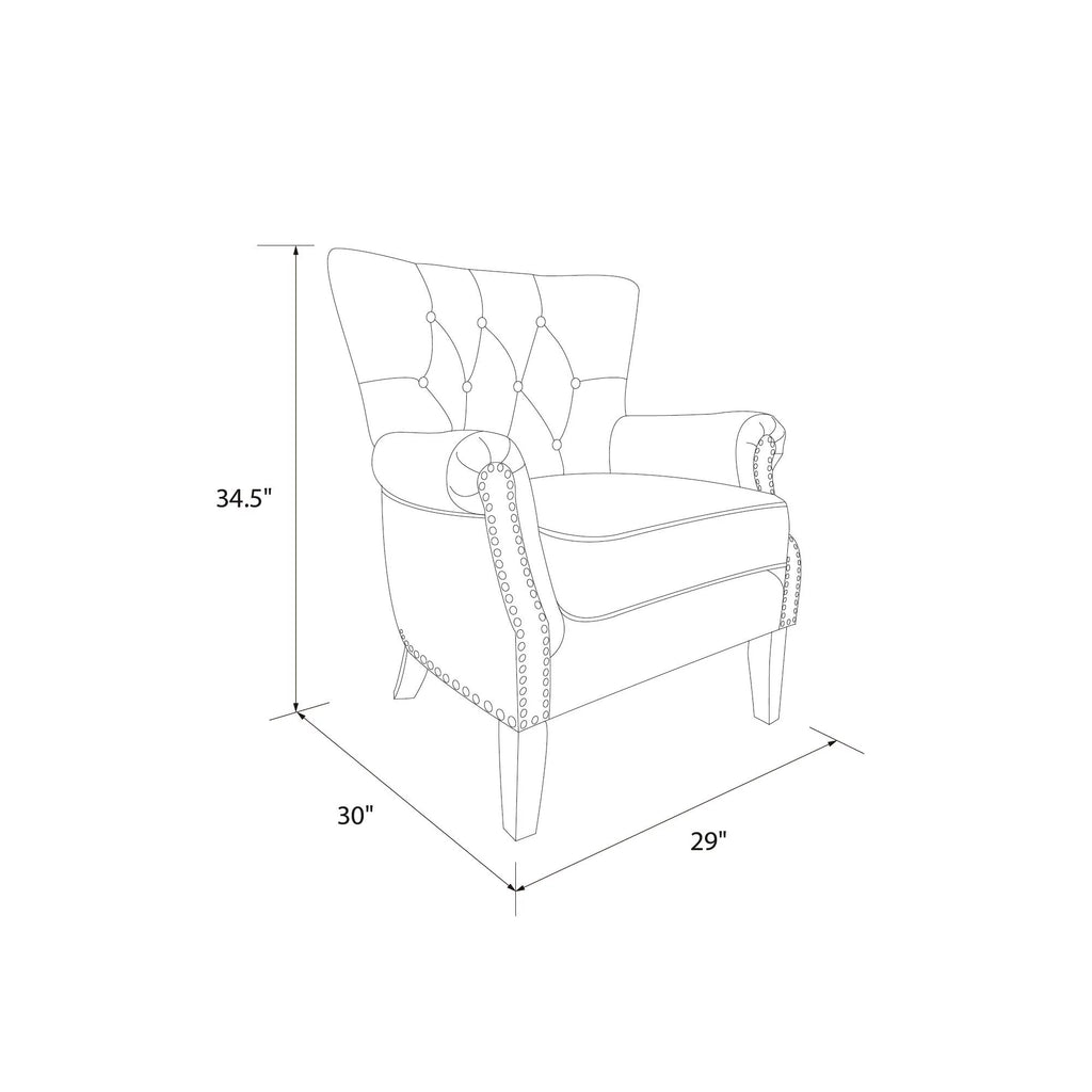 Gray Accent Chair I544