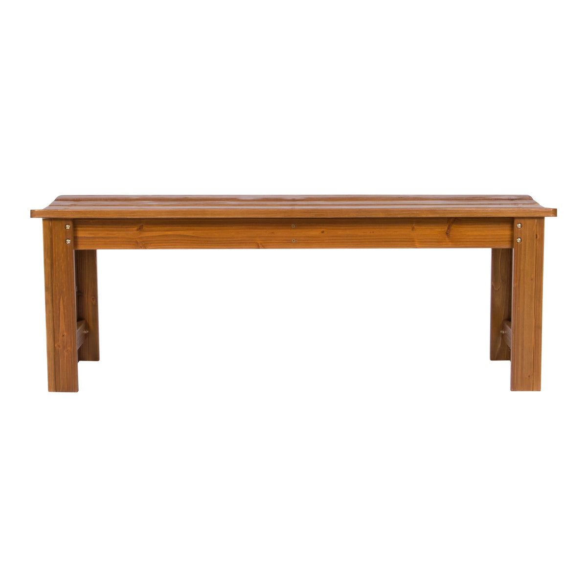 4 Ft. Backless Wooden Garden Bench L392803