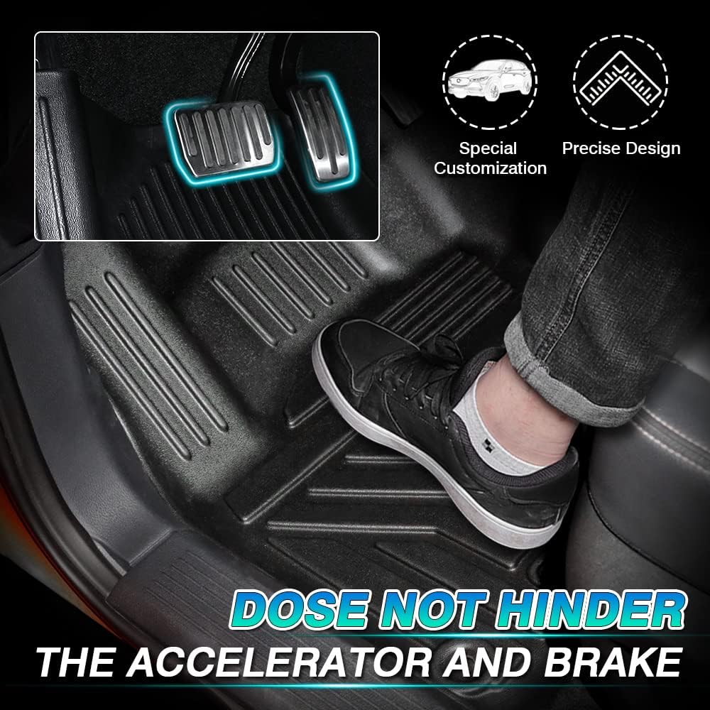 Custom Fit All-Weather Car Floor Mats Full Set TPE B72512
