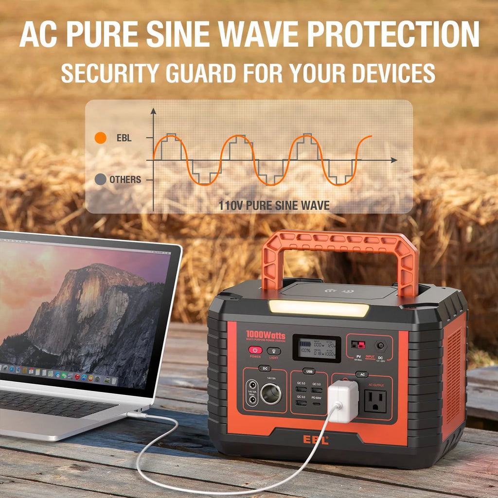 1000W Portable Solar Power Station Z126