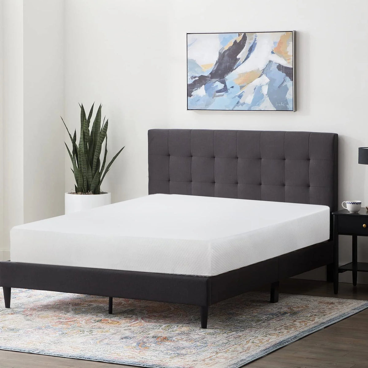 Gel Memory Foam Medium Firm Mattress, 10 in Full M3795
